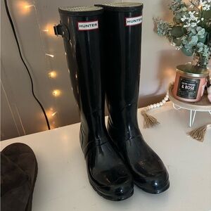 Hunter tall rain boots